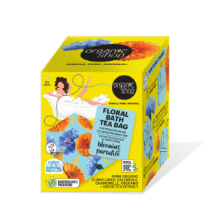 BOLSITAS DE TÉ DE BAÑO DE FLORES «BLOOMING PARADISE», 3 X 50 G