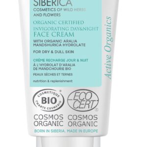 CREMA DE DÍA Y NOCHE FACIAL VIGORIZANTE  PARA PIEL SECA Y APAGADA CERTIFICADA ORGÁNICA , 50 ML