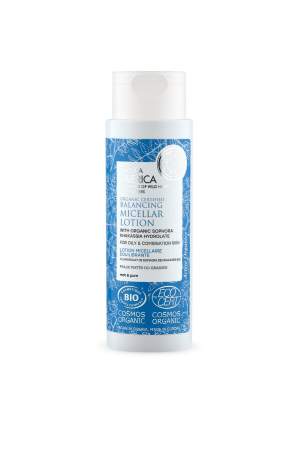 LOCIÓN MICELAR EQUILIBRANTE CERTIFICADA ORGÁNICA PARA PIEL GRASA Y MIXTA, 150 ML