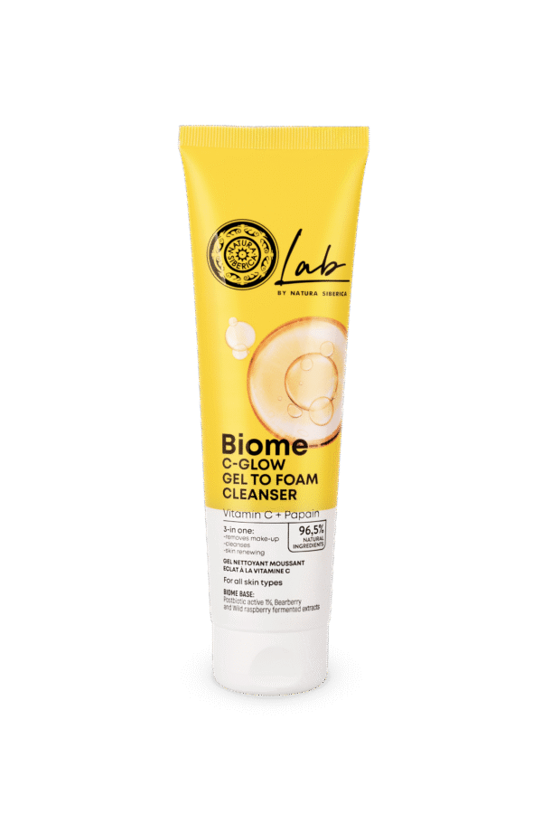 GEL LIMPIADOR FACIAL ESPUMANTE C-GLOW, 140 ml