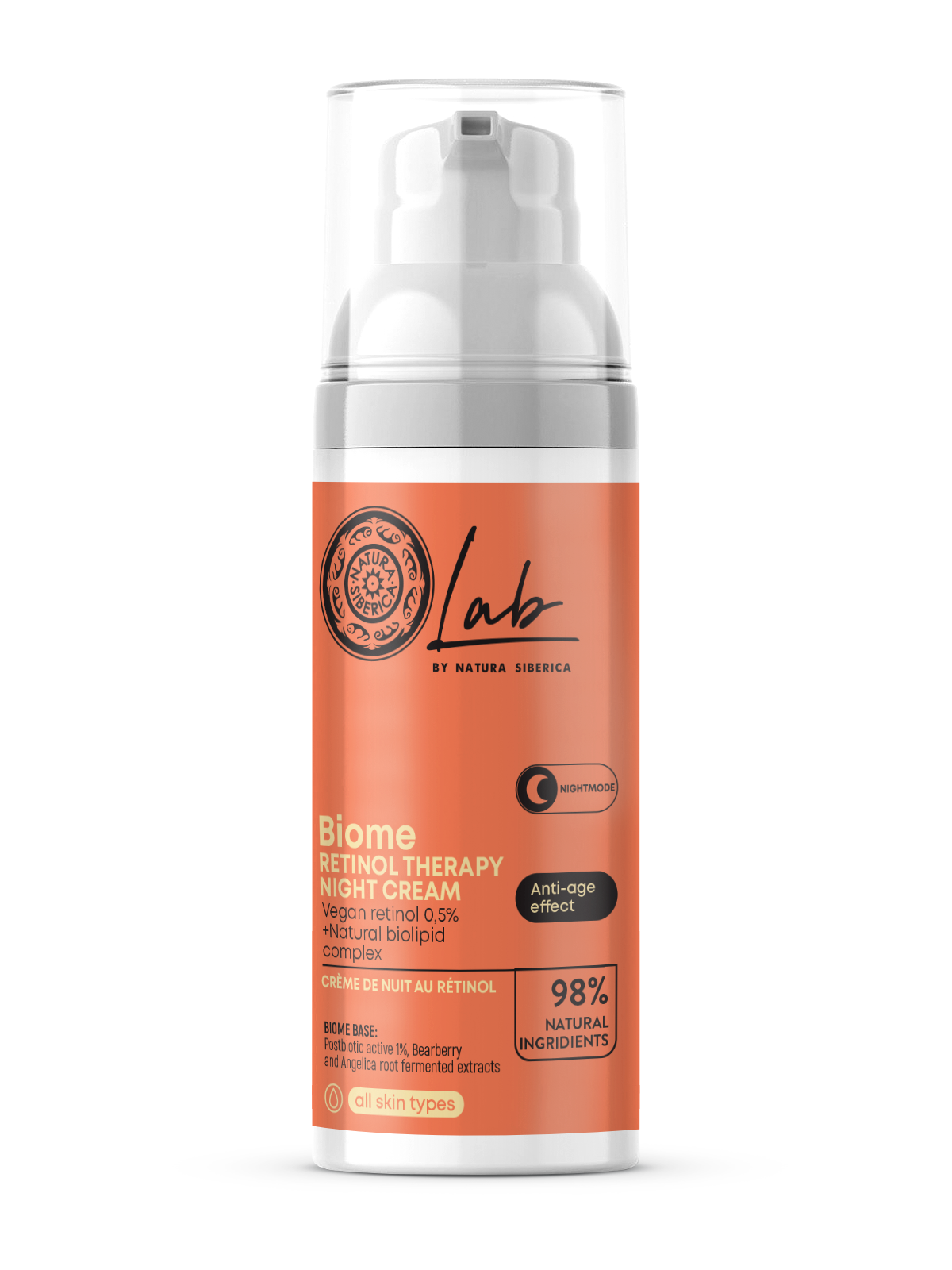 CREMA DE NOCHE FACIAL «TERAPIA DE RETINOL», 50 ml