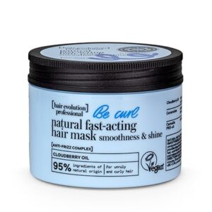 Mascarilla capilar natural de rápida acción «Be curl» Suavidad y Brillo