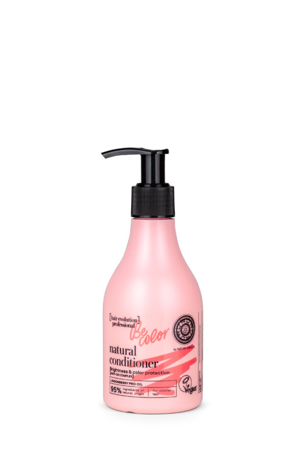 ACONDICIONADOR CAPILAR NATURAL <<BE COLOR>> BRILLO Y PROTECCIÓN DEL COLOR, 245 ML