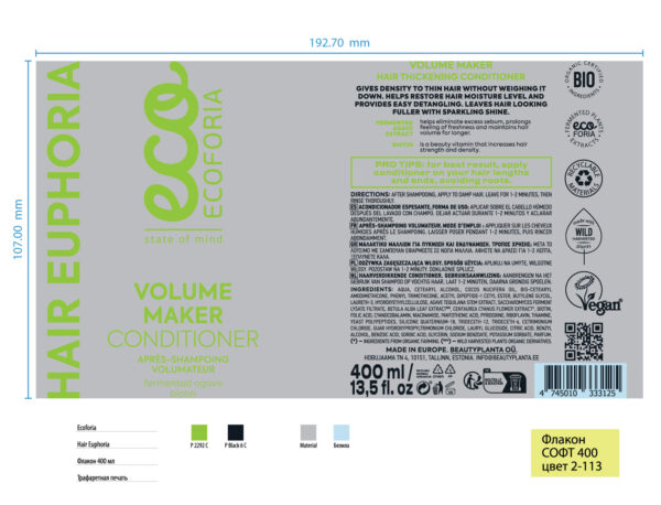 ACONDICIONADOR "VOLUME MAKER", 400 ML - Image 3