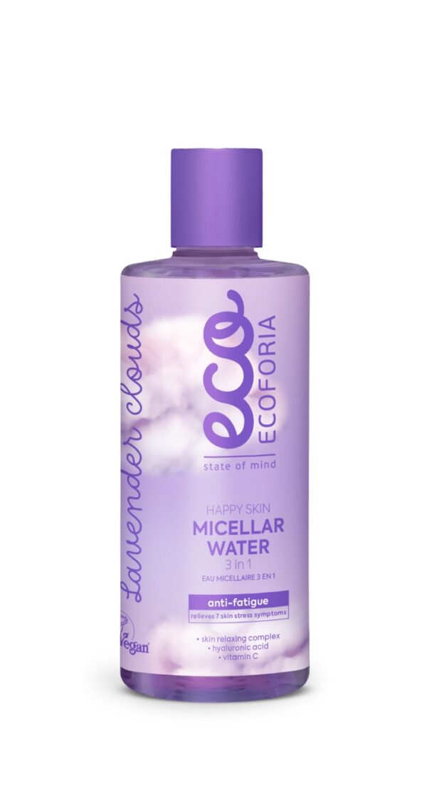 AGUA MICELAR "HAPPY SKIN" 3 EN 1, 300 ML