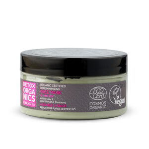 Mascarilla facial minimizadora de poros certificada orgánica