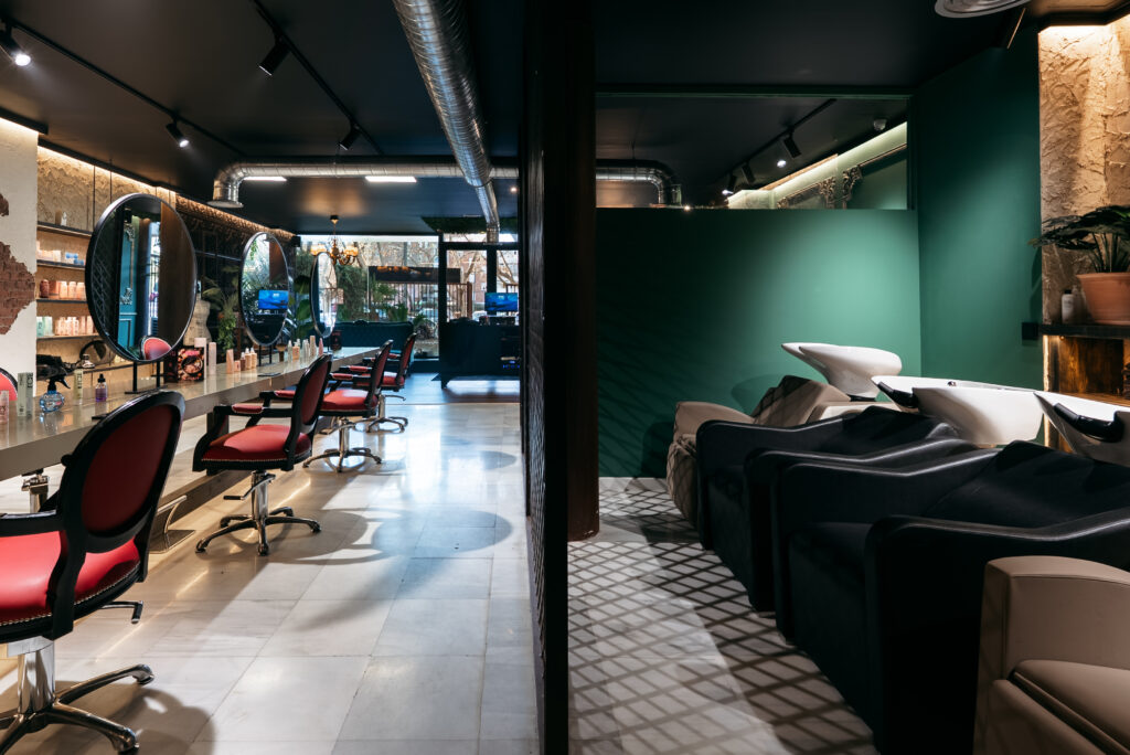 Relaxing hair spa treatment at LEVEL Salon